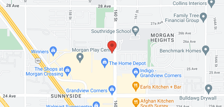 map of 406 15988 26 AVENUE